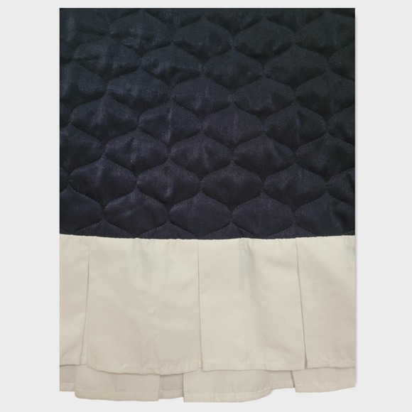 Kathrine Kidd Quilted Navy Blue Long Sleeved Sweater Size Large - Picture 3 of 9